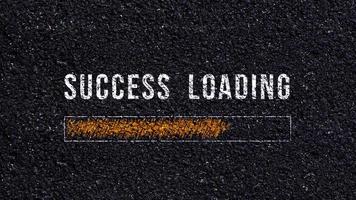 Success loading concept with hyperspace suitable for business presentation progress bar loading success, Success loading concept photo
