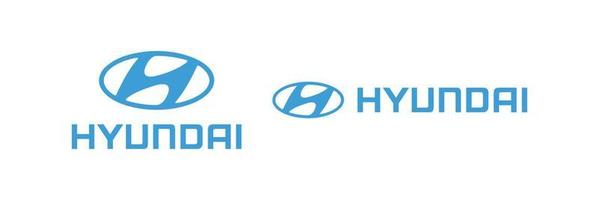Hyundai logo vector, Hyundai icon free vector