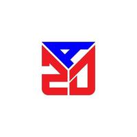 azd letter logo diseño creativo con gráfico vectorial, azd logo simple y moderno. vector