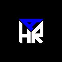 diseño creativo del logotipo de la letra ahr con gráfico vectorial, logotipo simple y moderno de ahr. vector