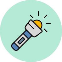 Flashlight Vector Icon