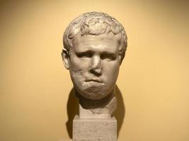 Vipsanius Agrippa old roman marble statue photo