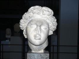 Dionysus old roman marble statue photo