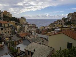 riomaggiore cinque terre pintoresco pueblo foto