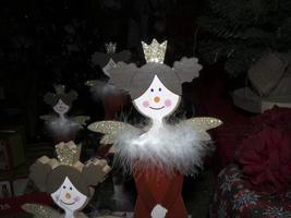 adornos y decoraciones de navidad cerrar detalle foto