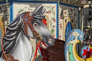 old carousel horse photo