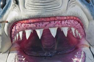 Jaws made of Papier mache photo