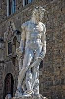 florencia piazza della signoria estatua foto