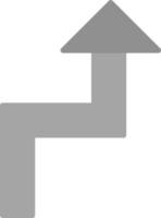 Zigzag Arrow Vector Icon