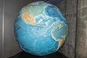 earth globe isolated photo
