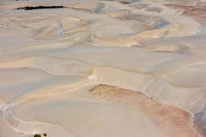Sand dunes aerial view in shark bay Australia photo