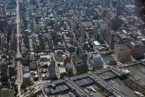 new york manhattan aerial view photo