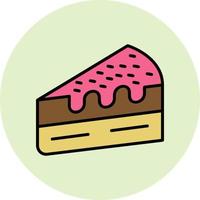 Cake Slice Vector Icon