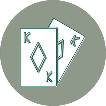 tarjeta juego vector icono