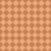 Brown Seamless Diagonal Checkered And Squares Pattern vector