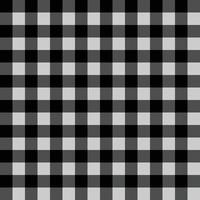 Seamless Gray And Black Gingham Pattern vector