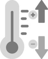 icono de vector de control de temperatura