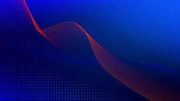 Modern abstract wave curve background design with halftone dark blue outlines. Suitable for posters, flyers, websites, covers, banners, advertisements, etc photo