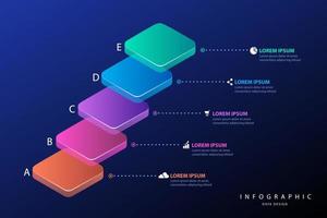 Infographic elements data visualization vector