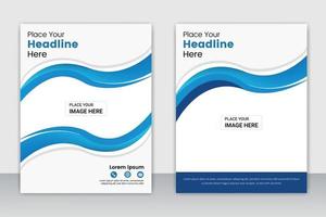 Brochure template flyer background for business design. Brochure Layout template, cover design background, annual reports .For social media flyer design vector