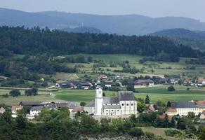 Austria's Emmersdorf an der Donau Town In Wachau Valley photo