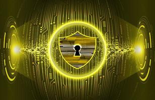 Modern Cybersecurity Technology Background with padlock vector