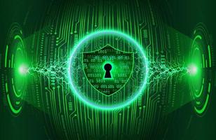 Modern Cybersecurity Technology Background with padlock vector