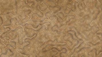 Topographic background with aged paper effect. Abstract topographic map in brown and black colors. Mountain hiking trail line map design. Topographic Cartography. Topographic Relief. photo