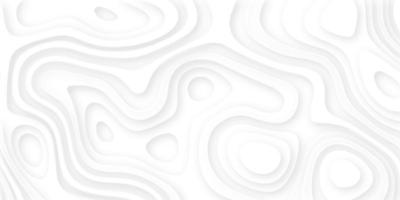Abstract smooth origami shape paper cut. White realistic paper cut wave curve overlap background decoration texture. photo