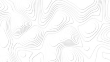 White paper cut white background. Abstract realistic papercut decoration textured with wavy layers and shadow. Topographic contour map abstract tech motion graphic design. photo