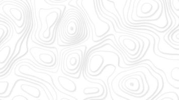 White paper cut white background. Abstract realistic papercut decoration textured with wavy layers and shadow. Topographic contour map abstract tech motion graphic design. photo