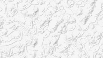White paper cut white background. Abstract realistic papercut decoration textured with wavy layers and shadow. Topographic contour map abstract tech motion graphic design. photo