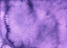 Watercolor old lavender background texture. Aquarelle faded purple backdrop, hand painted. photo