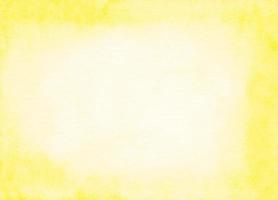 Watercolor bright yellow background texture with space for text. Aquarelle abstract light sandy backdrop. photo