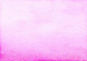 Watercolor light pink ombre background texture. Watercolour abstract pastel fuchsia gradient backdrop. photo