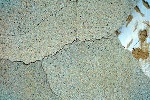 Old Broken Sand Wall Texture Background. photo