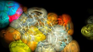burbujas de colores abstractos foto