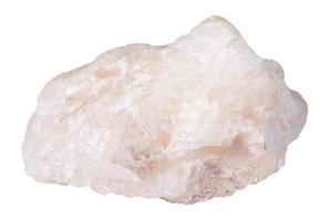 pedazo de barita baritina mineral Roca aislado foto
