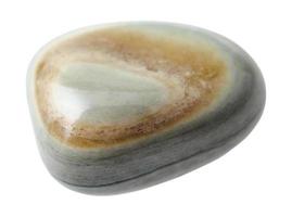 gray agate gemstone isolated photo