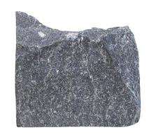 Slate mineral stone isolated on white photo