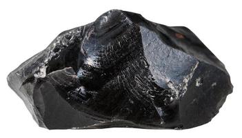 black Obsidian volcanic glass mineral stone photo