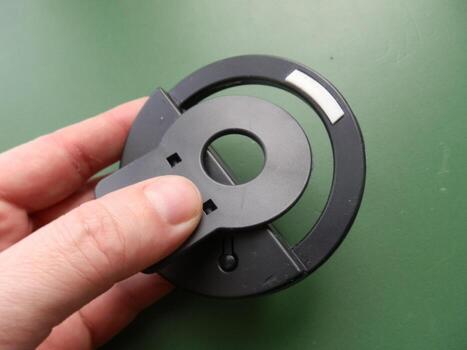 Accessory for smartphone and computer in hand photo