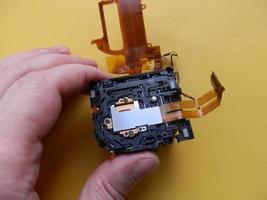 Repair and disassembly of a pocket digital camera photo