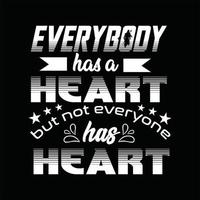 Heart T-shirt Design vector