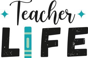 Teacher T-shirt Design vector