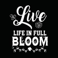 Spring T-shirt Design vector