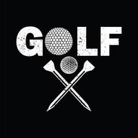 golf camiseta diseño vector