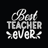 Teacher T-shirt Design vector