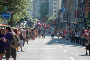 MONTREAL, CANADA - AUGUST, 18 2013 - Gay Pride parade photo