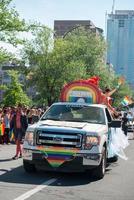 Montreal, Canadá - 18 de agosto de 2013 - desfile del orgullo gay foto